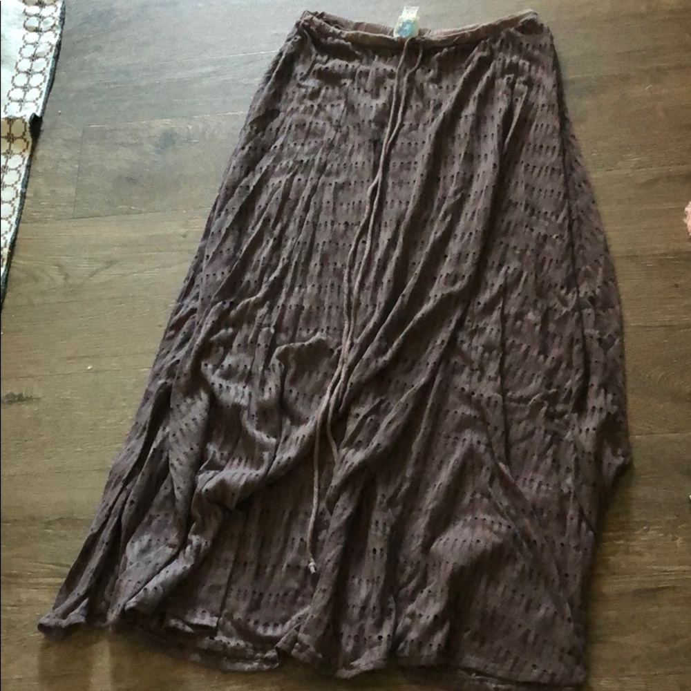 Free people beach maxi skirt